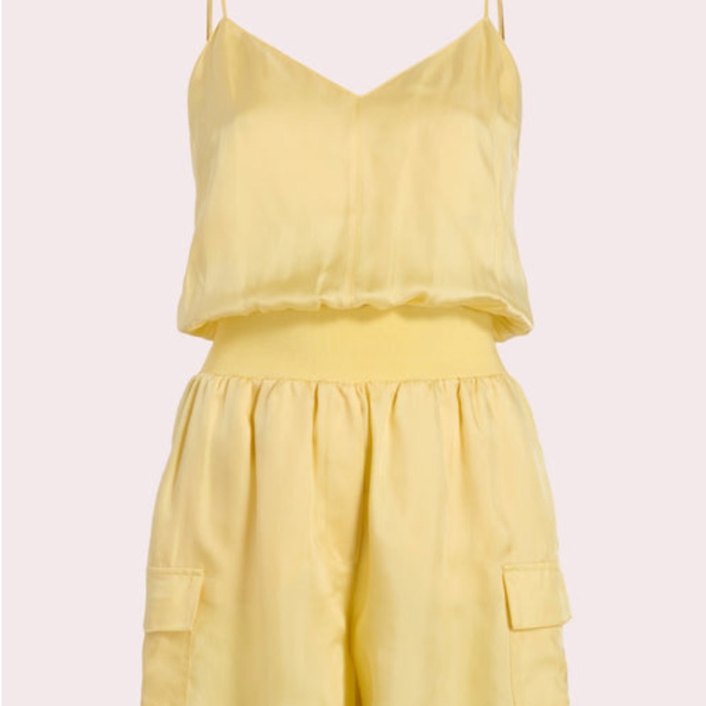 Cinq a Sept Amia Yellow Women's Jumpsuit